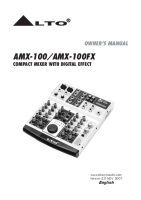 Alto AMX-100-FX - Owners Manual 